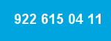 922 615 04 11